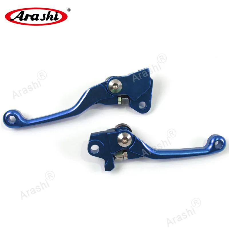 Араши для KAWASAKI KXF 250 450 2013- рукоятка тормоза ЧПУ сцепные рычаги рычаг ручного тормоза KXF250 KXF450 - Цвет: Синий