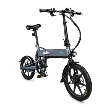 

[EU Direct] FIIDO D2 7.8Ah 36V 250W Electric Bike 16 Inches Folding Moped Bicycle 25km/h Max 50KM Mileage Electric Bicycle Gray