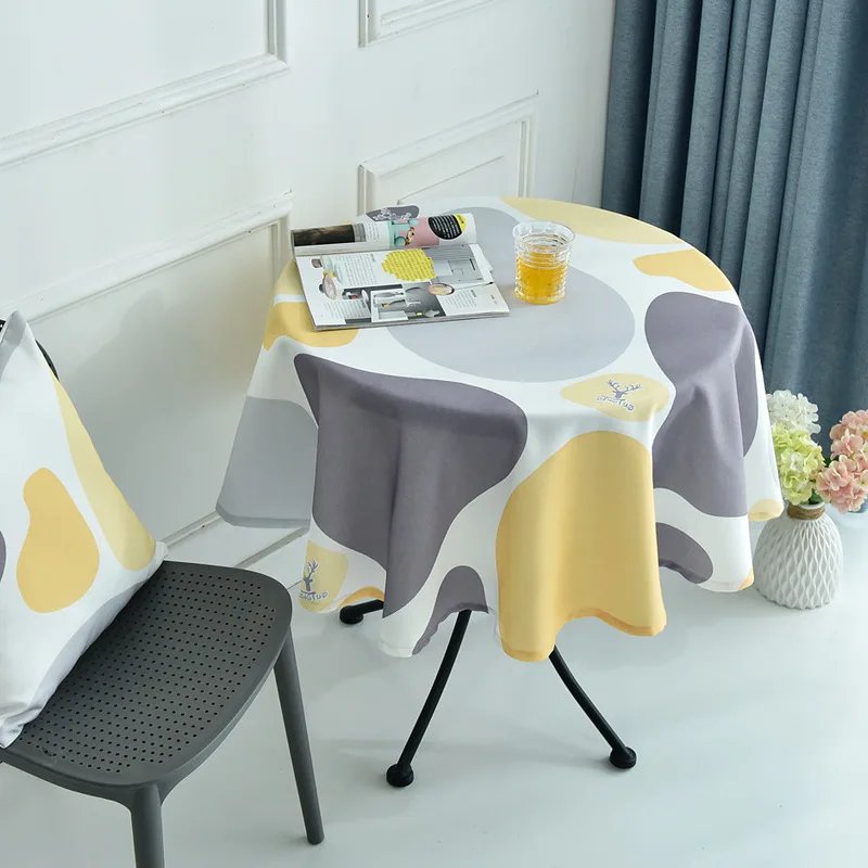 Nordic Round Tablecloth Table Cloth Cover for Event Wedding Party Restaurant Banquet Hotel Household Decoration | Дом и сад