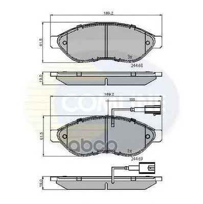 Brake Disc Pads | Before the Rights / Lion Comline Art. CBP11589. handbrake lever pads brake disc details car accessories wheel Автомобили