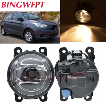 

2pcs/lot Car Front Bumper LED fog Lights For Ford Figo 2015 2016 For Ford Mustang 5.0L V8 2011-2013 Halogen Lamps
