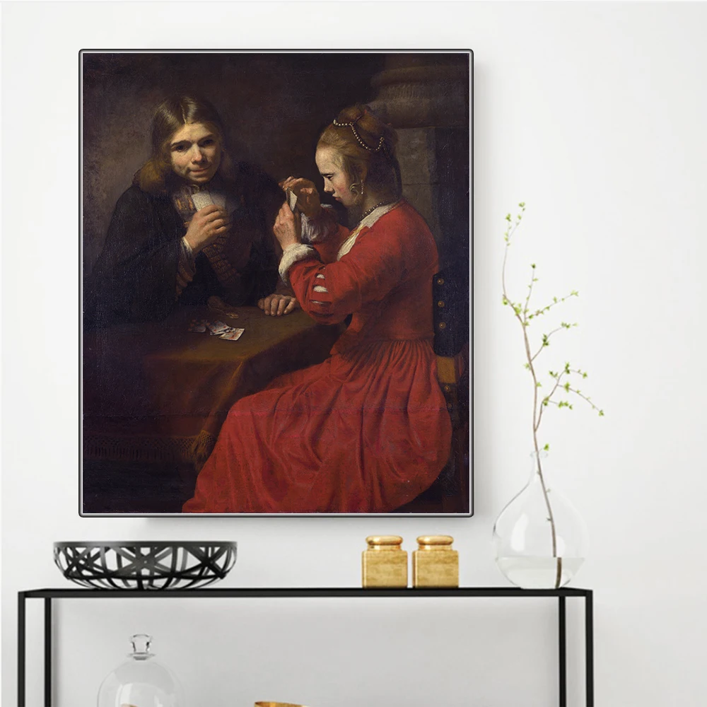 Citon Canvas Rembrandt playing игральные карты для молодых мужчин и девочек Art художественная