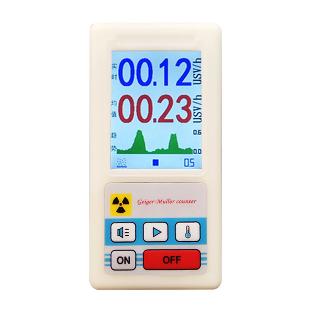 

BR-6 High Sensitive Display Screen Home Professional Nuclear Radiation Detector Gamma Beta X-ray Marble Tester Geiger Counter