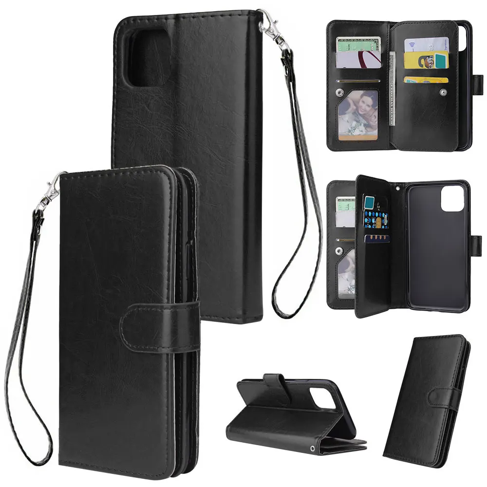 KISSCASE Бизнес чехол для телефона Ультра тонкая 9 отделений карточек samsung Galaxy Note 10 S10