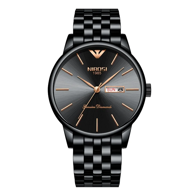 NIBOSI Quartz Clock Sports Men Watch Top Brand Luxury Famous Dress Fashion Watch Male Unisex Ultra Thin Wrist watch Para Hombre 