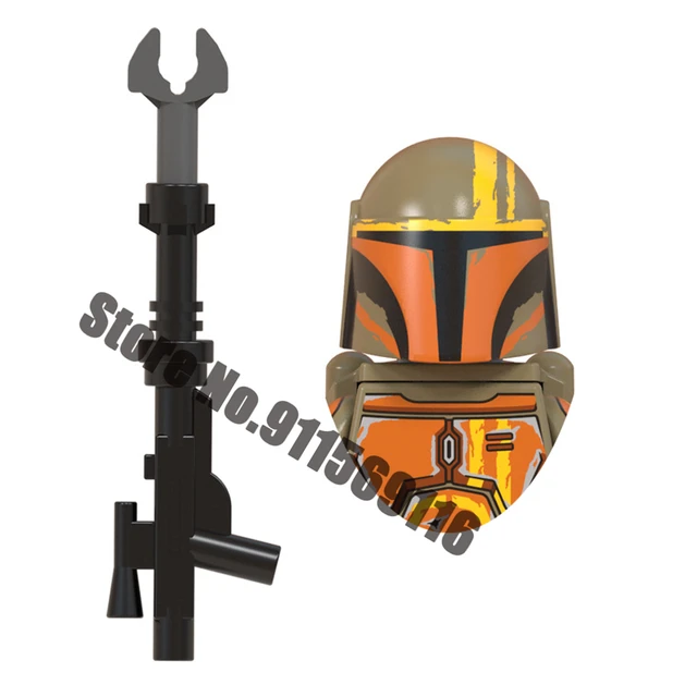 Din Djarin Boba Fett Mandalorian Building Blocks Grogu Baby Yoda Death Watch Paz Vizla Bo-Katan Jango Star Action Figure Wars B-WM986