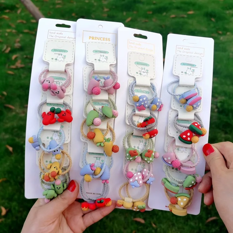 

Children's Hair Bands Do Not Hurt Your Hair, Baby Tie Your Hair, Fruit Elastic Hair Accessories, Cute Girls Hair Rope Fashion