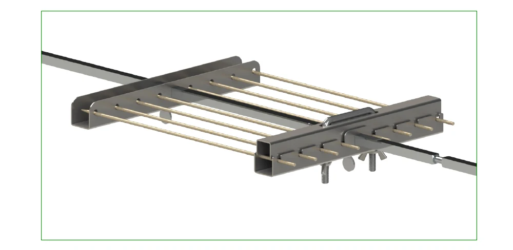 ZENOBBQ Grill Zähler Balance Gewicht Rotisserie Spieße Kebab Zubehör Kit BBQ Spieß Rotisserie Halterung Huhn Gabel Griff – Detail 16