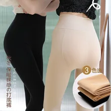 New Autumn and Winter Pantyhose Fleece-Lined Thick Warm Pants Outer Wear Superb Fleshcolor Pantynose Single Layer Leggings