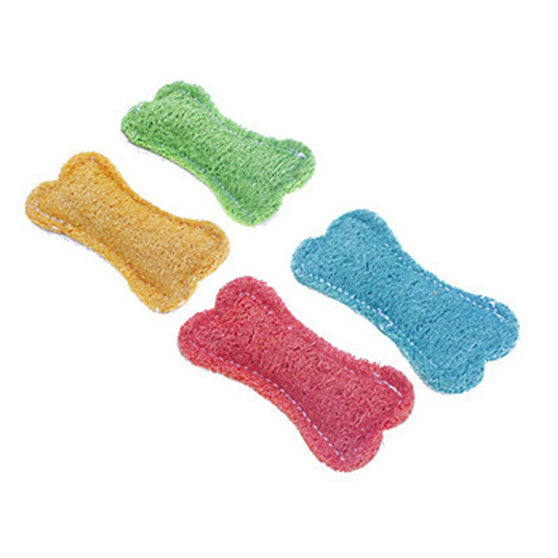 1-piece-10cm-The-Bone-Style-Tooth-Cleaning-Green-Loofah-Pet-Toys-for-Dogs-and-Cats
