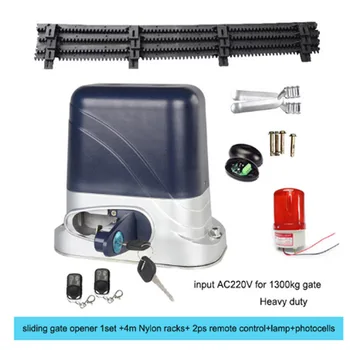 

Automatic Sliding Gate Motor AC Engine Sliding Gate Controller with 4m Nylon racks kits Optional for home gates