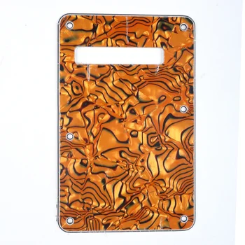 

Musiclily Guitar Strat Back Plate for Fender USA/Mexican Standard Stratocaster Modern Style, 4Ply Tiger Spot Shell