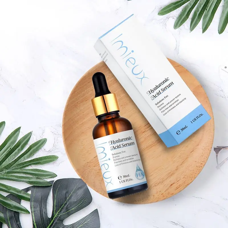 Hyaluronic Acid Essence Moisturizing Anti-Wrinkle Shrinking Pores Brighten Skin Face Care Serum 30ml