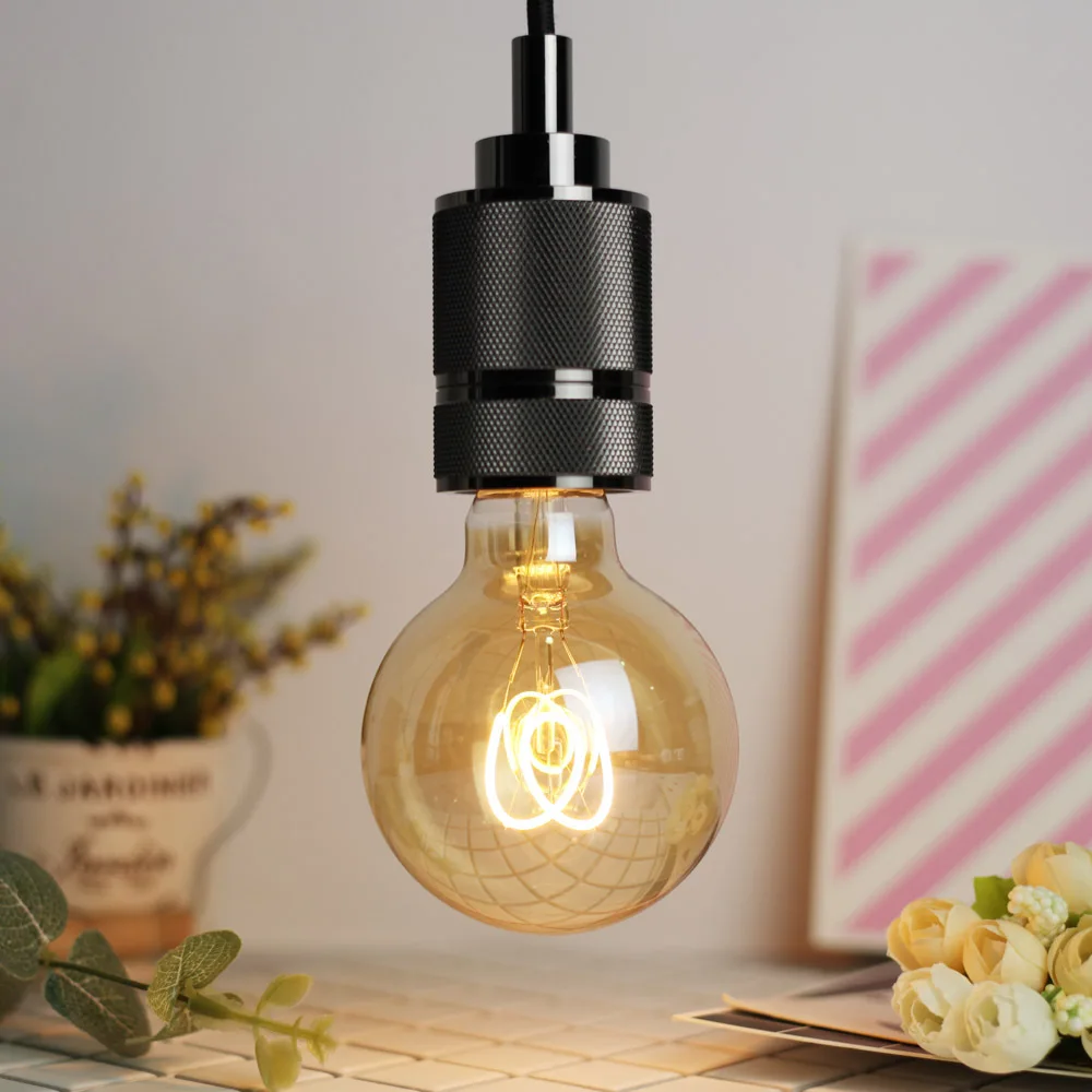 

G80 Edison Bulb Cat Ear LED Filament Light Flexible Light Strip Art Decoration Warm Light Bulb 220V 2W