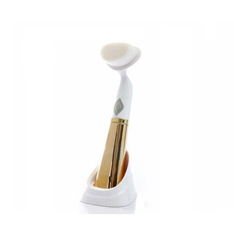 

Ultrasonic Face Brush Eletrical Facial Cleansing Tool Machine Facial Brush Pore Sonic Cleanser Red Gold Blue White 4 Color