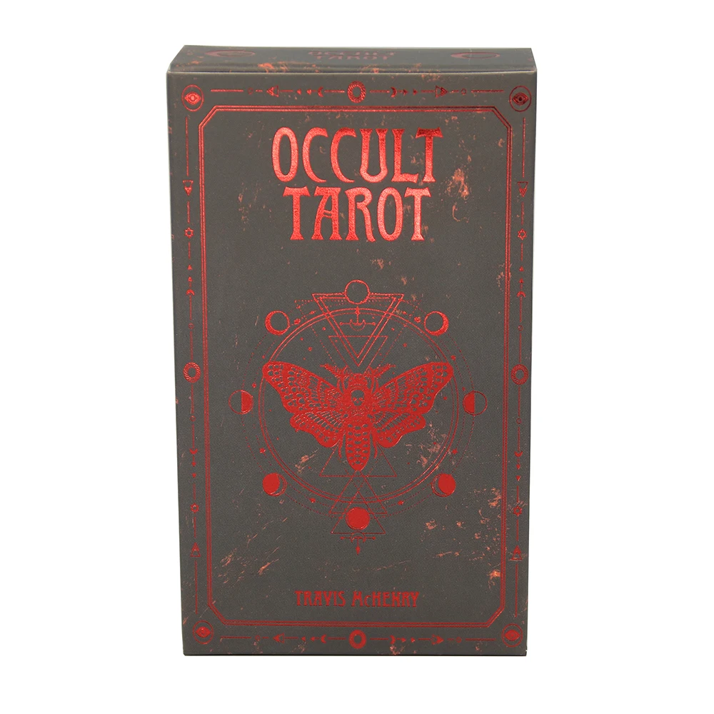 

78PCS Occult Tarot Divination Cards Drawing on daemons, symbols, and sigils from ancient magickal grimoires
