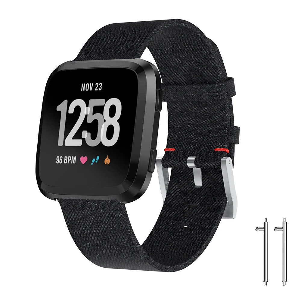SDFB-001 ремешок для часов Fitbit ремешок тканый тканевый ремешок на запястье сменный Браслет для Fitbit Versa фитнес Смарт-часы