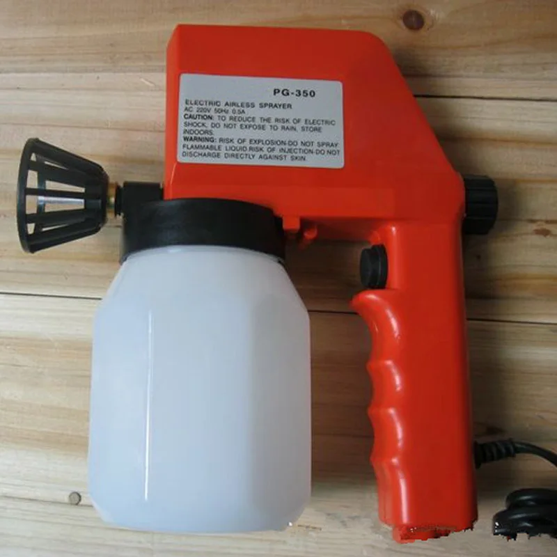 Электрический Краскораспылитель PG 350 600 мл 220 В 0 8 мм сопло Pistola de pintura liquidicador