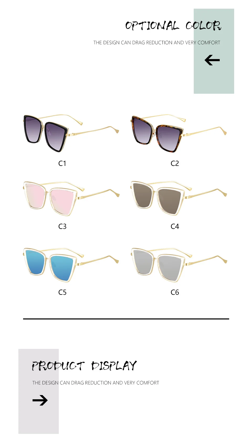 JZU, новинка, фирменный дизайн, Cateye, солнцезащитные очки для женщин, Ретро стиль, металл, черный цвет, солнцезащитные очки для женщин, зеркальные, большие, UV400