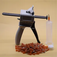 30cc ручной аппликатор клеи Дозирующий пистолет& 30cc клей жидкий Дозирующий шприц и 100x15 г дозирующие иглы наконечники