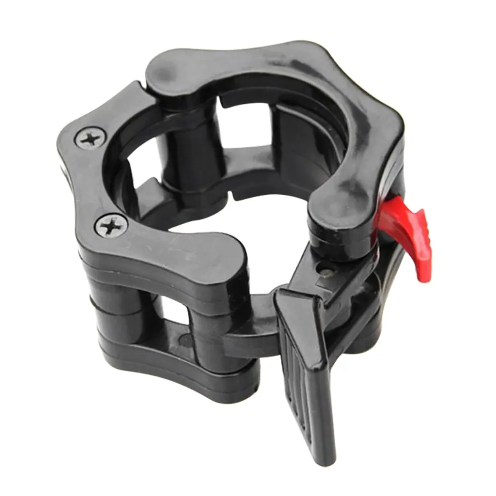50mm Barbell Clamps Olympic Weight Bar Plate Locks Collar Clips Quick