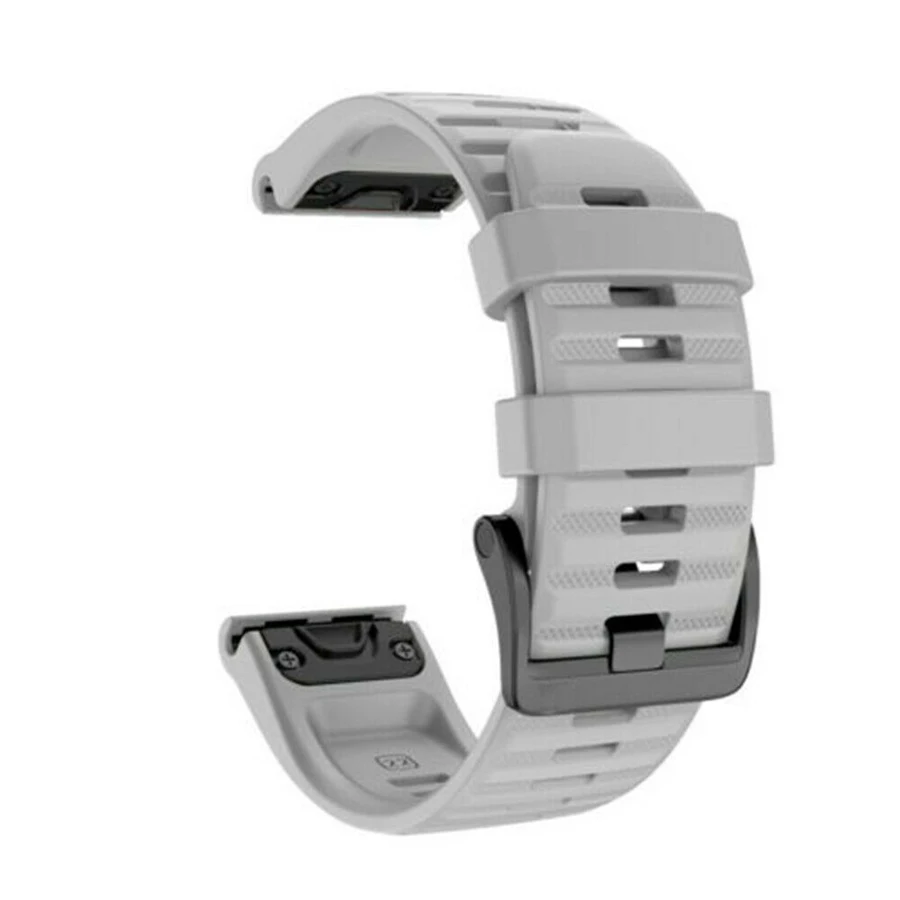Ремешок для часов 26 22 20 мм ремешок для Garmin Fenix 5X6X6 6S Pro 5 5S Plus 3 3HR часы быстросъемный силиконовый ремешок Easyfit