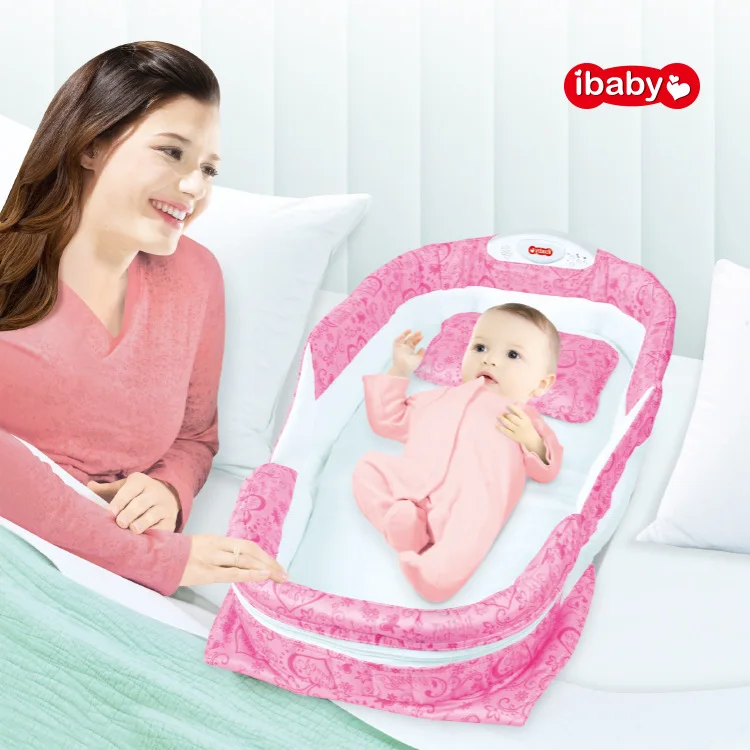 

New Style Infant Portable Partition Bed Light Included Light Music Multi-functional Pacify Bed Perfect for Infant Bed