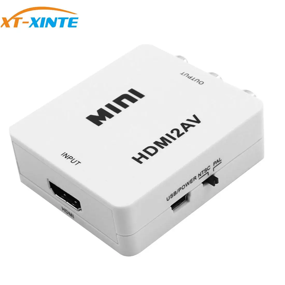 Новый преобразователь HD 1080P для преобразователя HDMI в AV RCA переходник Plug &amp Play