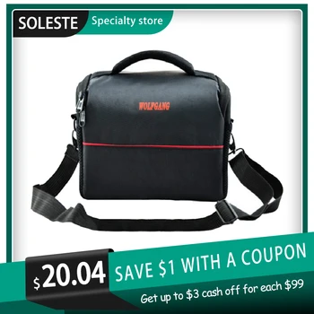 

Nylon SLR Camera bag shoulder case waterproof For sony Nikon outdoor travel photography bag Separate fasion Laptop Messenger