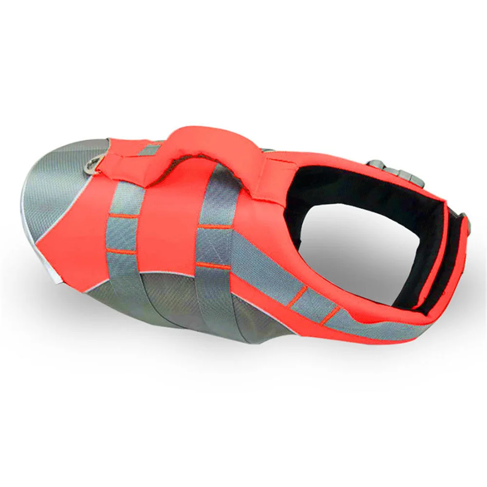 Dogs Life Vest Buoyancy Aid Pets Safety Swimming Coats Adjustable Vest Suit Water Activities Beach Vacations Boating Trips