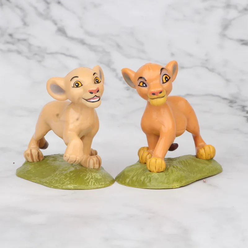 Мультфильм Лев Guard King Character Simba ПВХ Фигурки Mufasa Nala Hyenas Timon Pumbaa Sarab Коллекция
