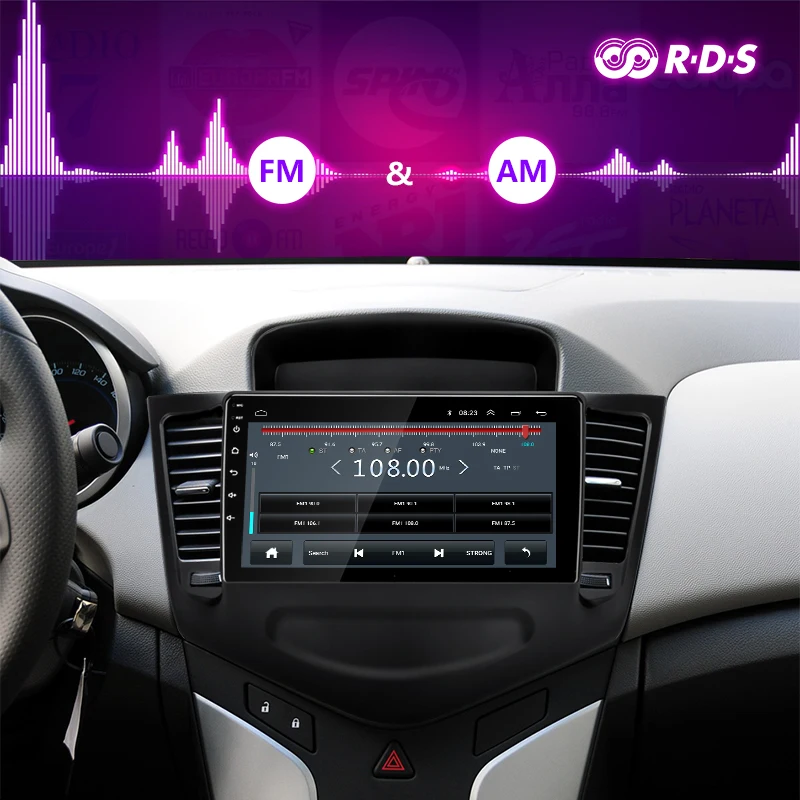 Jansite 9 &quotAndroid автомобильное радио для Chevrolet Cruze 2009 2014 RDS DSP плеер с сенсорным экраном