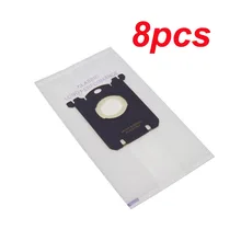 

8 pieces/batch of vacuum cleaner accessories for car bags White Electrolux Philip Tornado filter vacuum cleaner and S-BAG