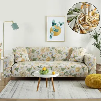 

Elastic Sofa Cover Cushion Tight Wrap Stretch Sectional Sofa Cover Protector Slip-resistant for Single/Two/Three/Four-seater