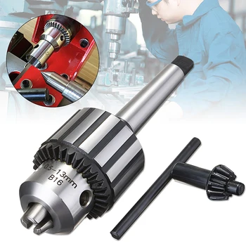 

Hot 5/64" to 1/2" Drill Chuck Mini Carbide Steel MT2 Drill Chuck Self Tighten Lathe Tools