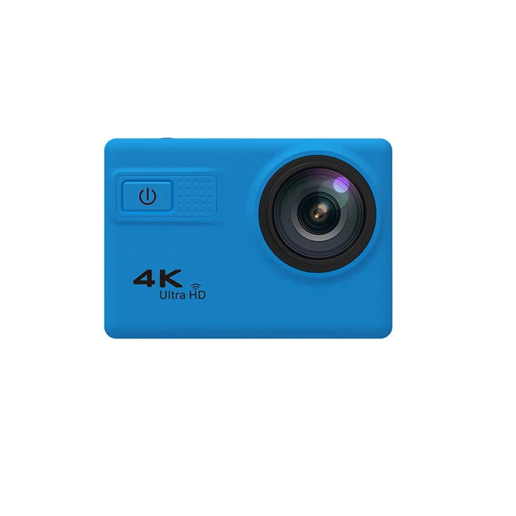 Богатая Экшн-камера F68B 4K Wifi 2," lcd Экшн-камера UHD водонепроницаемая Спортивная наружная видеокамера 12MP 170 градусов мини DV видеокамера - Цвет: Синий