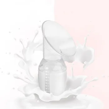 

Silicone Material Safety Breastfeeding Manual Comfortable Breast Pumps Nursing Strong Suction Reliever Feeding Milk Collector