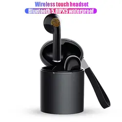 Беспроводная сенсорная гарнитура tws Bluetooth 5,0 IPX5 водонепроницаемые спортивные oortelefoon музыкальные игры двойной микрофон шумоподавляющие