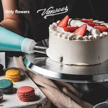 Украшение торта поворотный стол DIY круглые Инструменты кухонный вращающийся алюминиевый сплав выпечка стенд дисплей дома 12 дюймов нескользящий