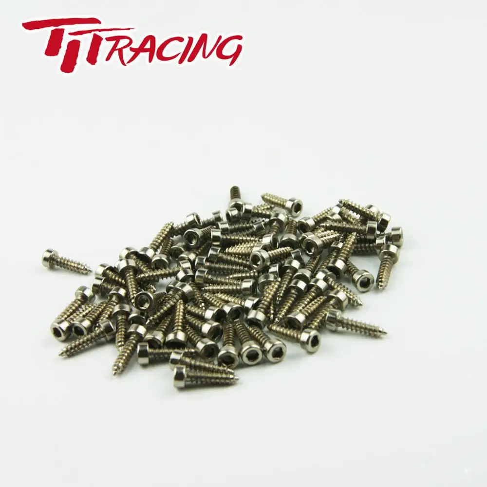 Хромированные болты для колес HPI Rovan KingMotor Baja 5b SS 5T 5SC M3X12MM|Детали и аксессуары| |