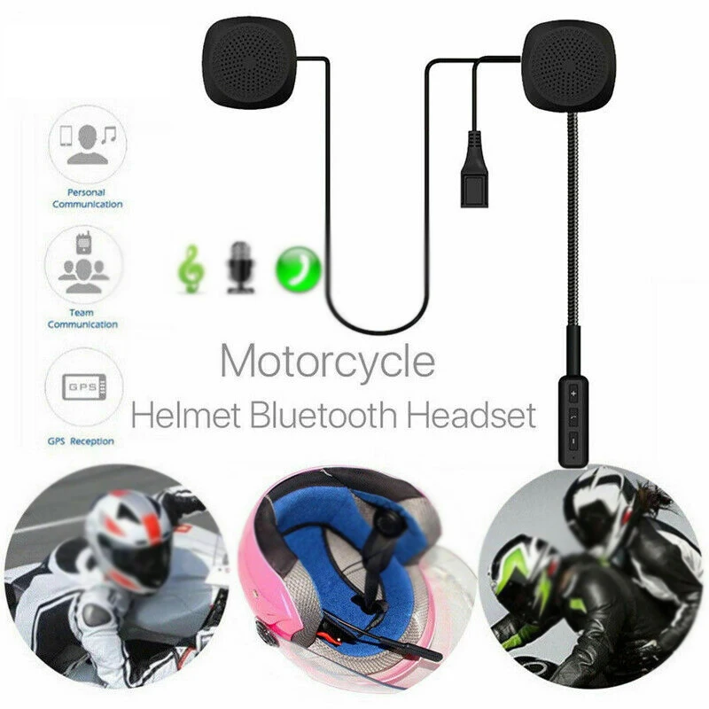 Гарнитура для мотоциклетного шлема с микрофоном Bluetooth V4.2+ EDR Handsfree Полезная