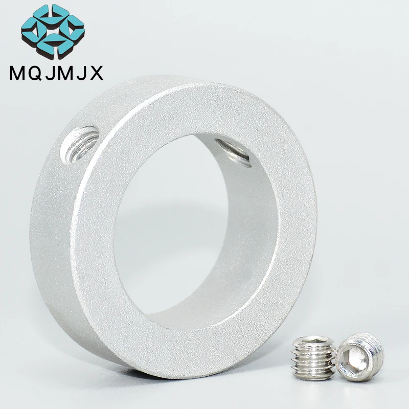 Free Shipping Aluminum Shaft Collar Retaining Ring Stop Screw Type