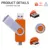 OTG 3 In 1 Metal Flash Drive USB 2.0 & Type-C High Speed Pen Drive 4GB 8GB 16GB 32GB 64GB Pendrive Cle USB Memory Stick для подарка