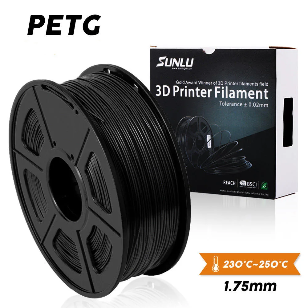 

Sunlu PETG 3D Printer Filament materials printer filament1.75mm 1kg 2.2lbs Spool PETG Printing Material