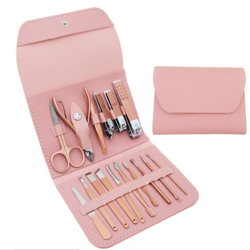 4pcs Nail Clipper Set Stainless Steel Manicure Pedicure Cuticle Remover File Scissors | Красота и здоровье