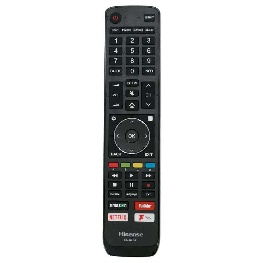 Новый EN3X39H замена пульта дистанционного управления подходит для Hisense TV H50U7AUK 50
