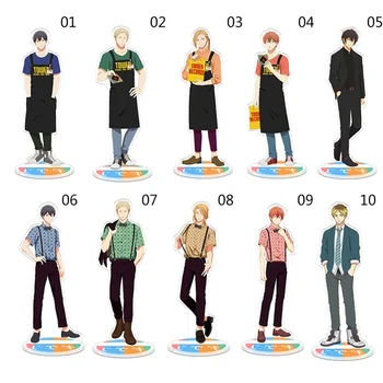 

1pc Cool Japanese Anime Given Acrylic Stand Figure Model Plate Holder Cake Topper Toys Desktop Decor for Kids Boy Gift