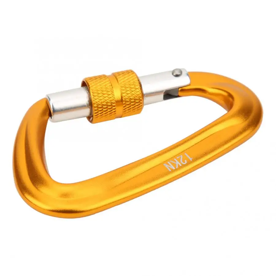 Наружный карабин для скалолазания брелок ключей автоматическая защелкивающаяся