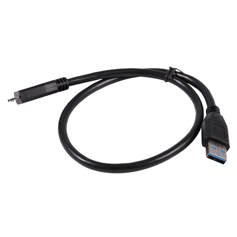 USB 3,0 Мужской кабель для передачи данных Micro-B Мужской для внешнего жесткого диска HDD кабель черный
