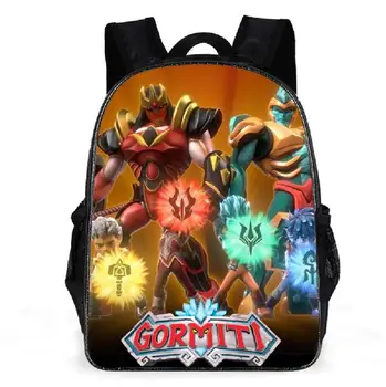 

Gormiti Boys Backpack New Games Schoolbag Children's Bag Kids Primary schoolbag Mochila Escolar